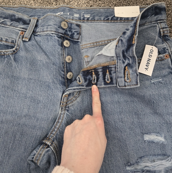 Old Navy Classic Blue Straight Leg Women's Jeans - Picture 7 of 9